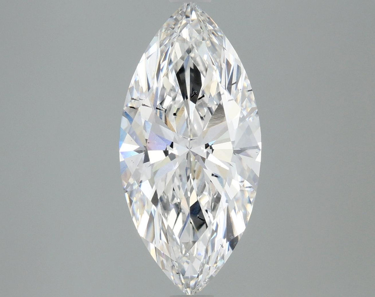 3.02 Carat Marquise Shaped Excellent Cut SI1 IGI Certified Lab Grown Diamond