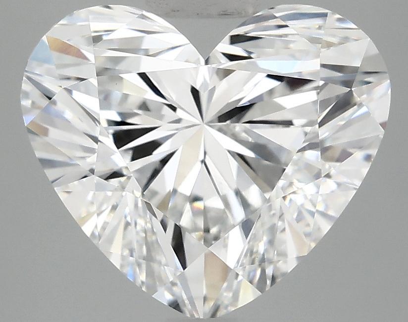 4.18 Carat Heart Shaped Ideal Cut VVS2 IGI Certified Lab Grown Diamond