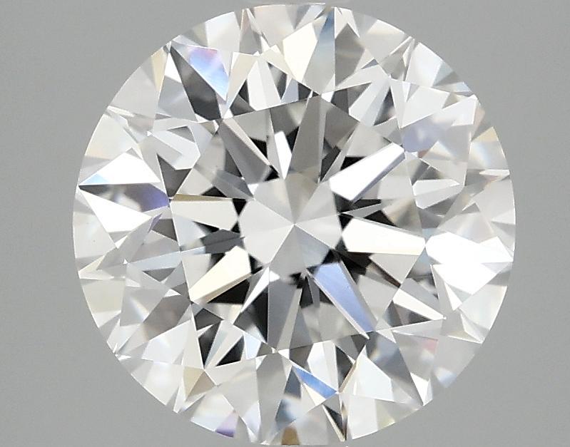 3.07 Carat Round Shaped Excellent Cut VVS2 IGI Certified Lab Grown Diamond