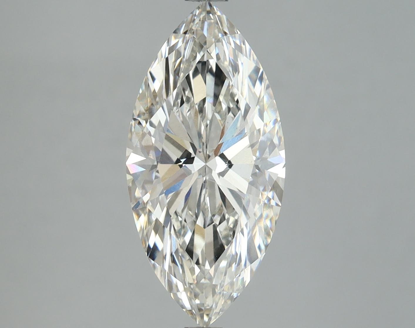 3.06 Carat Marquise Shaped Ideal Cut VS1 IGI Certified Lab Grown Diamond