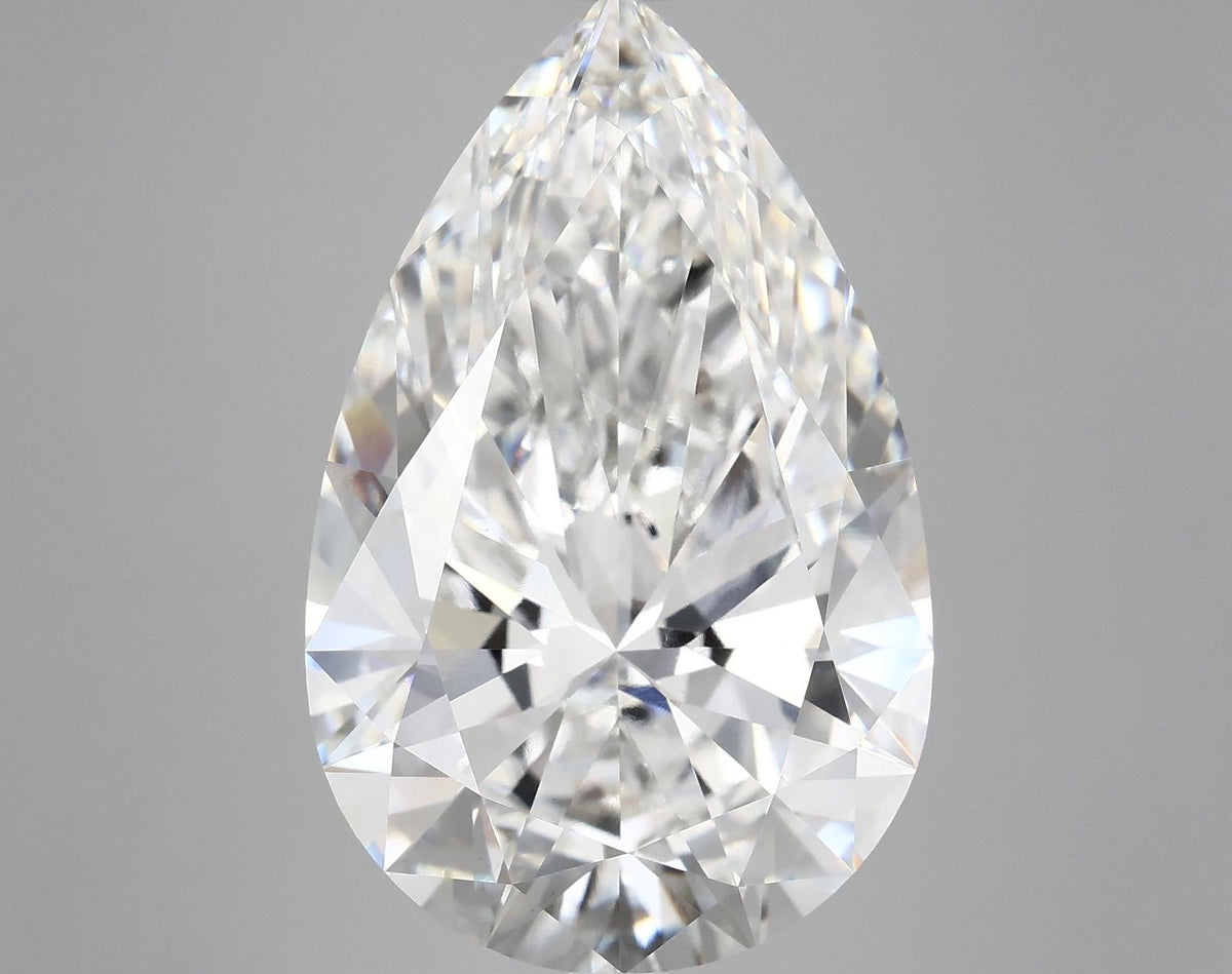 10.22 Carat Pear Shaped Ideal Cut VVS2 IGI Certified Lab Grown Diamond