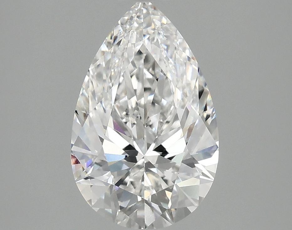 2.03 Carat Pear Shaped Ideal Cut VVS2 IGI Certified Lab Grown Diamond