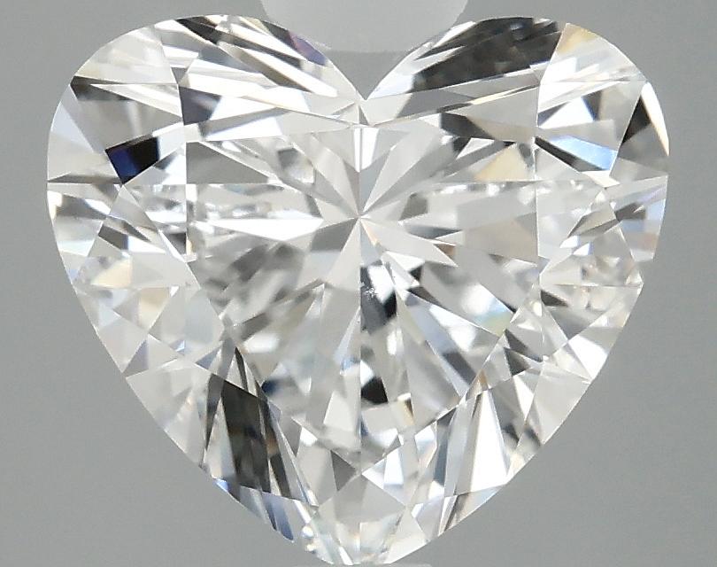 2.96 Carat Heart Shaped Ideal Cut VVS2 IGI Certified Lab Grown Diamond