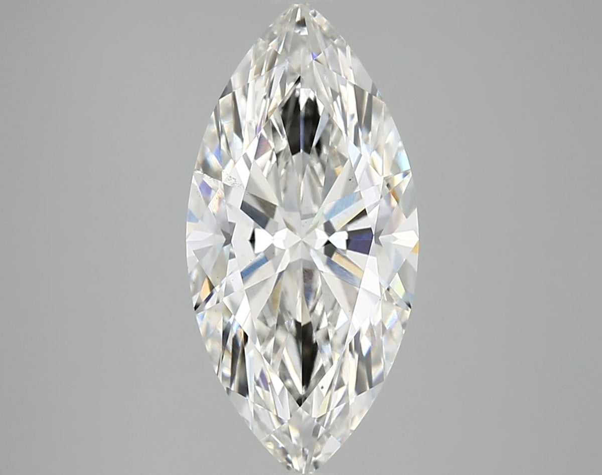 3.52 Carat Marquise Shaped Excellent Cut VS2 IGI Certified Lab Grown Diamond