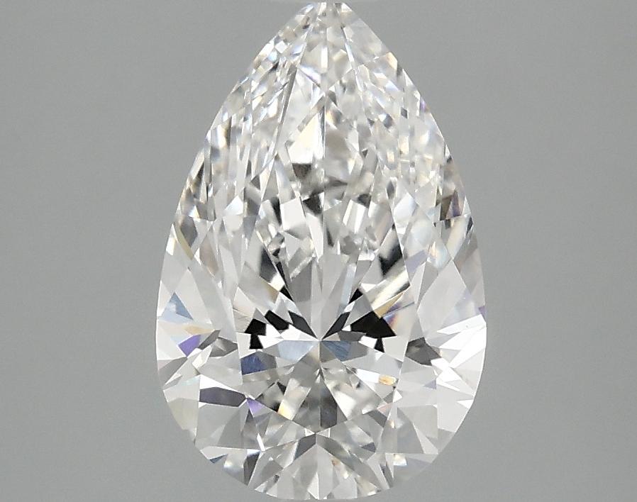 2.0 Carat Pear Shaped Ideal Cut VVS2 IGI Certified Lab Grown Diamond