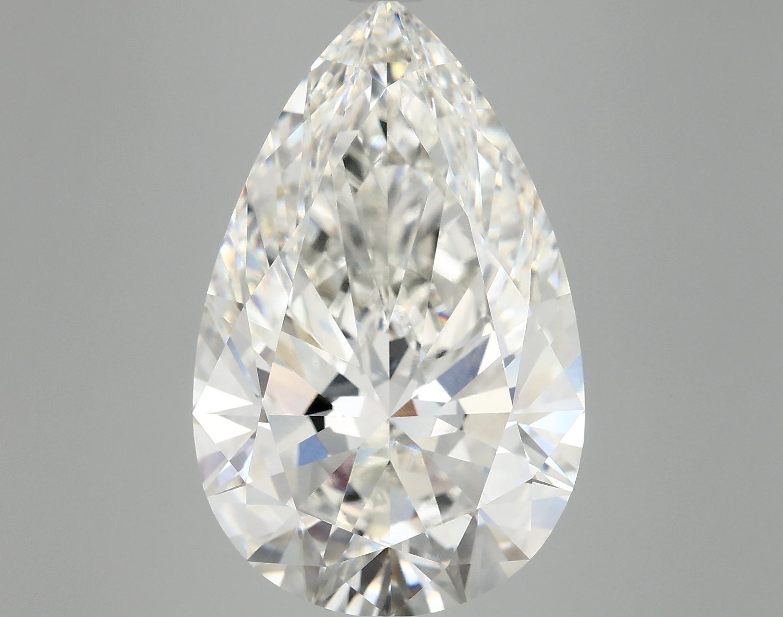 10.04 Carat Pear Shaped Ideal Cut VVS2 IGI Certified Lab Grown Diamond
