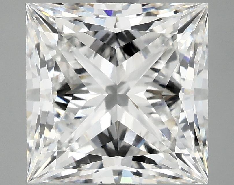 4.76 Carat Princess Shaped Ideal Cut VVS2 IGI Certified Lab Grown Diamond