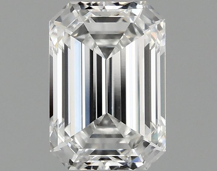 0.98 Carat Emerald Shaped Ideal Cut VVS2 IGI Certified Lab Grown Diamond