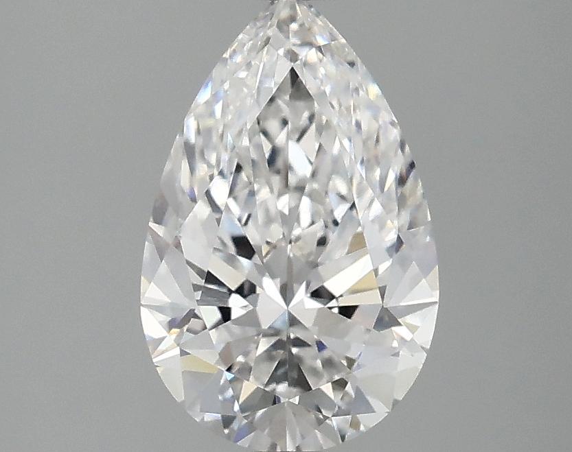 1.54 Carat Pear Shaped Ideal Cut VVS2 IGI Certified Lab Grown Diamond
