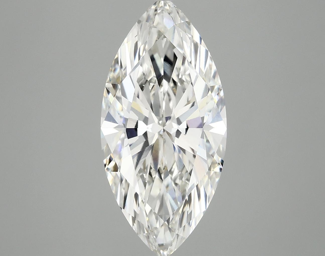 3.06 Carat Marquise Shaped Excellent Cut VVS1 IGI Certified Lab Grown Diamond
