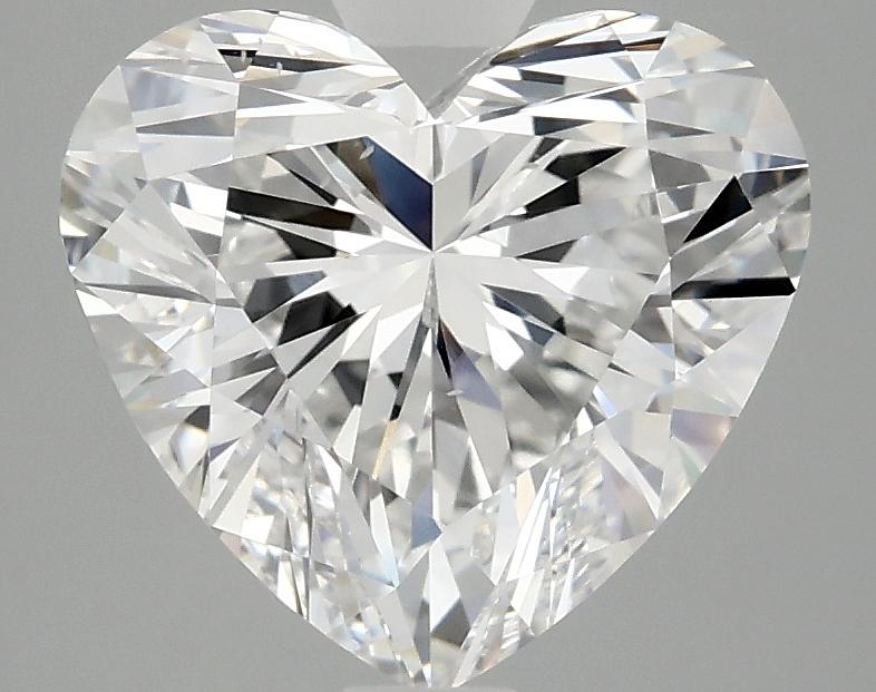 3.08 Carat Heart Shaped Ideal Cut VS2 IGI Certified Lab Grown Diamond