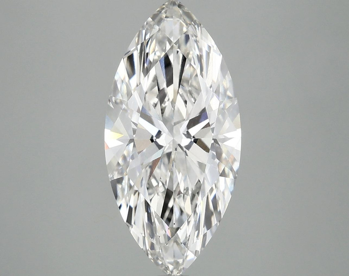 2.97 Carat Marquise Shaped Excellent Cut VS2 IGI Certified Lab Grown Diamond