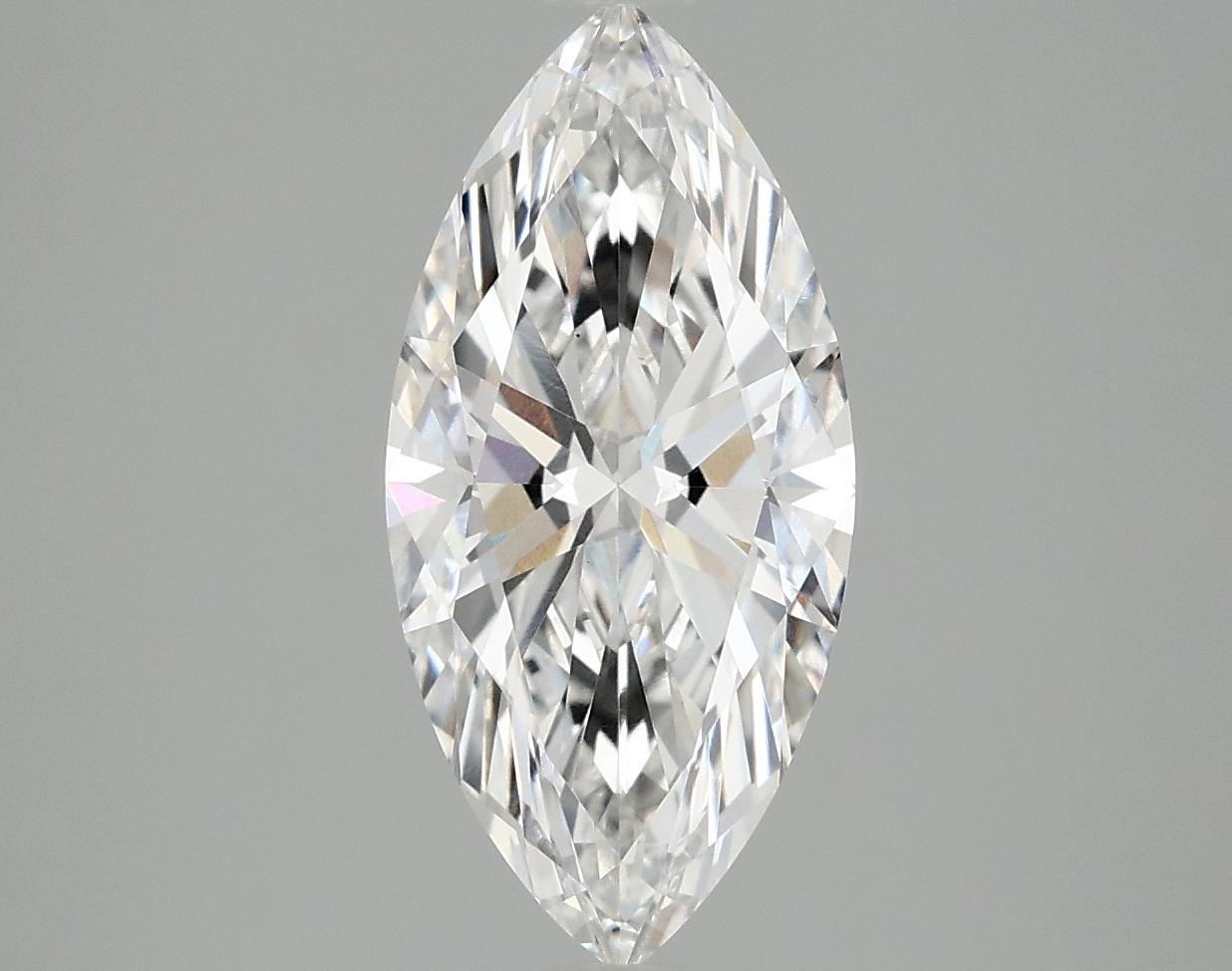 2.36 Carat Marquise Shaped Excellent Cut VS1 IGI Certified Lab Grown Diamond