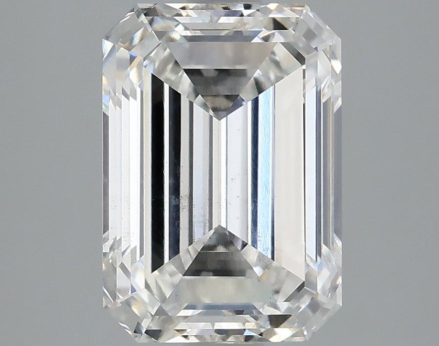 3.09 Carat Emerald Shaped Ideal Cut SI1 IGI Certified Lab Grown Diamond
