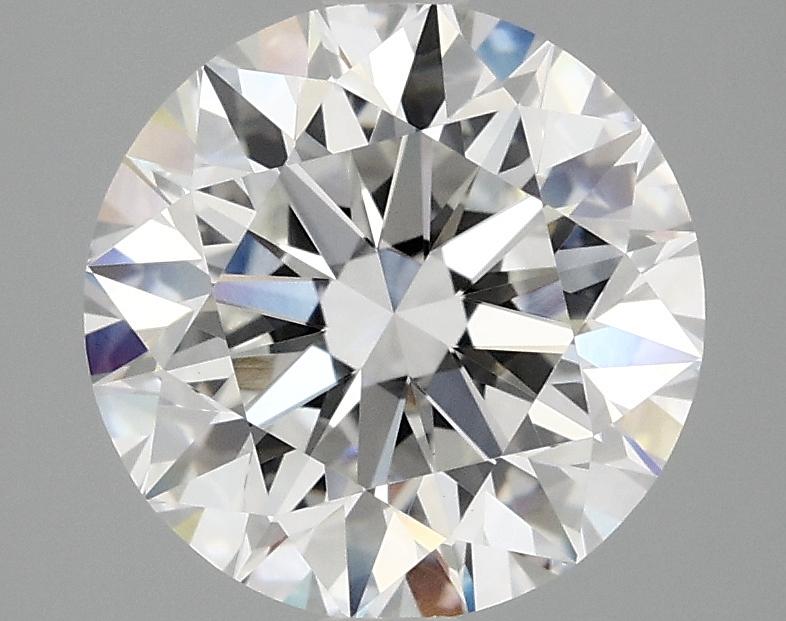 3.08 Carat Round Shaped Excellent Cut VVS2 IGI Certified Lab Grown Diamond