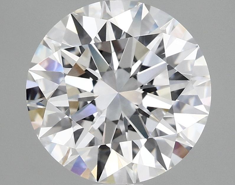 3.08 Carat Round Shaped Ideal Cut VVS2 IGI Certified Lab Grown Diamond
