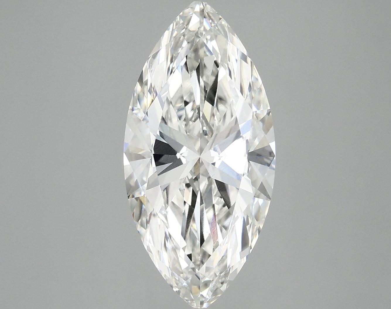 2.98 Carat Marquise Shaped Excellent Cut VS1 IGI Certified Lab Grown Diamond