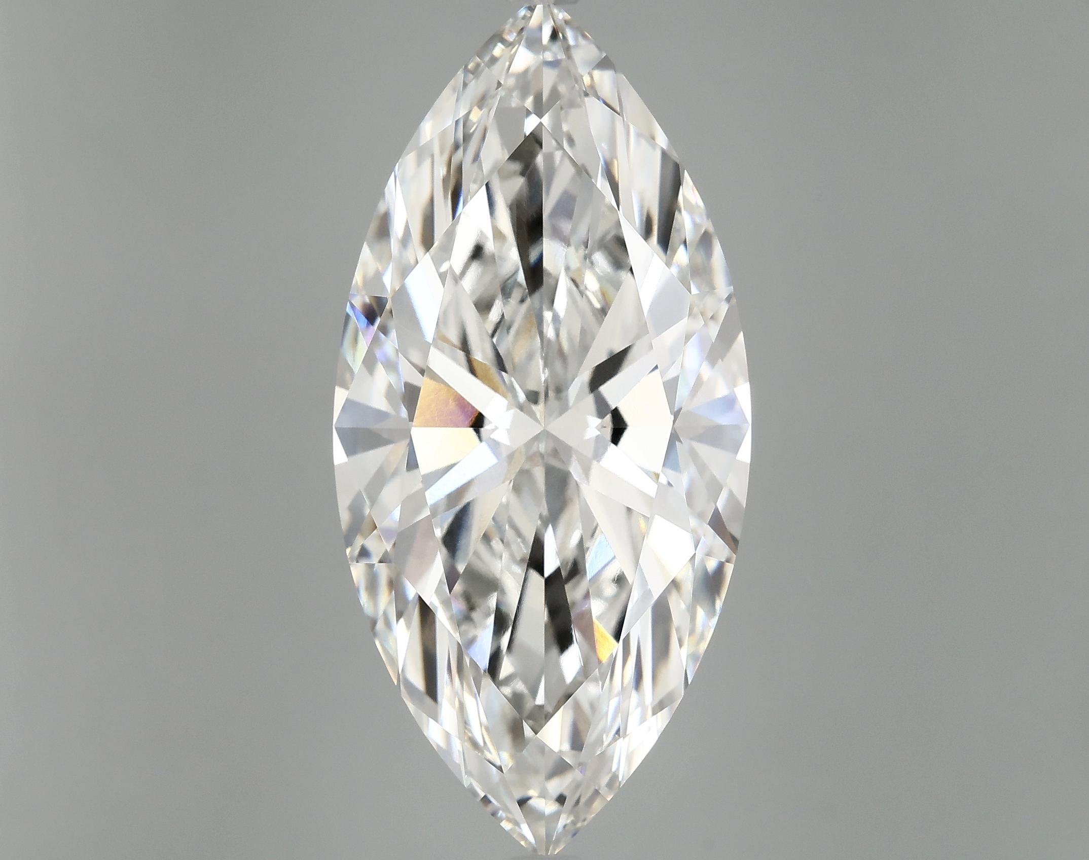 12.38 Carat Marquise Shaped Excellent Cut VVS2 IGI Certified Lab Grown Diamond