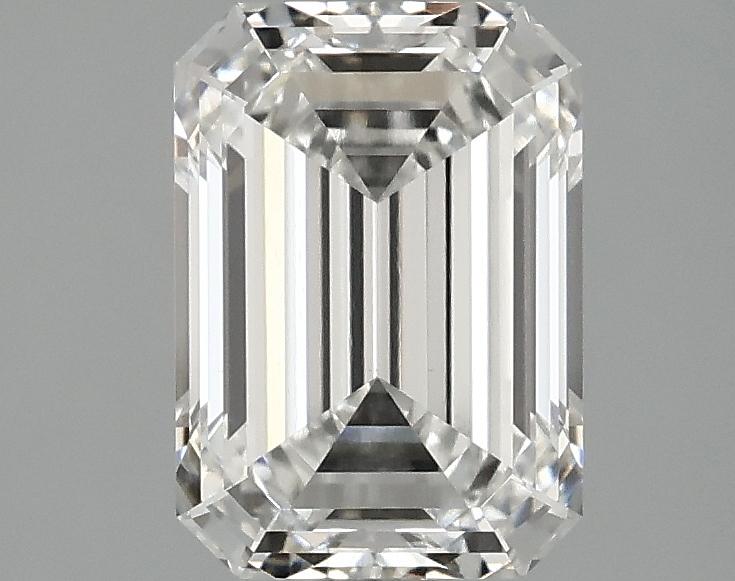 2.1 Carat Emerald Shaped Ideal Cut VVS2 IGI Certified Lab Grown Diamond