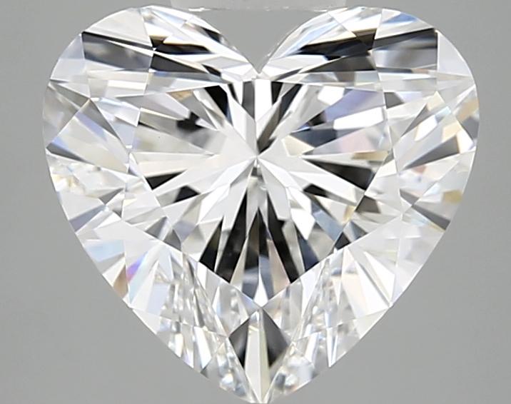 3.1 Carat Heart Shaped Ideal Cut VVS2 IGI Certified Lab Grown Diamond