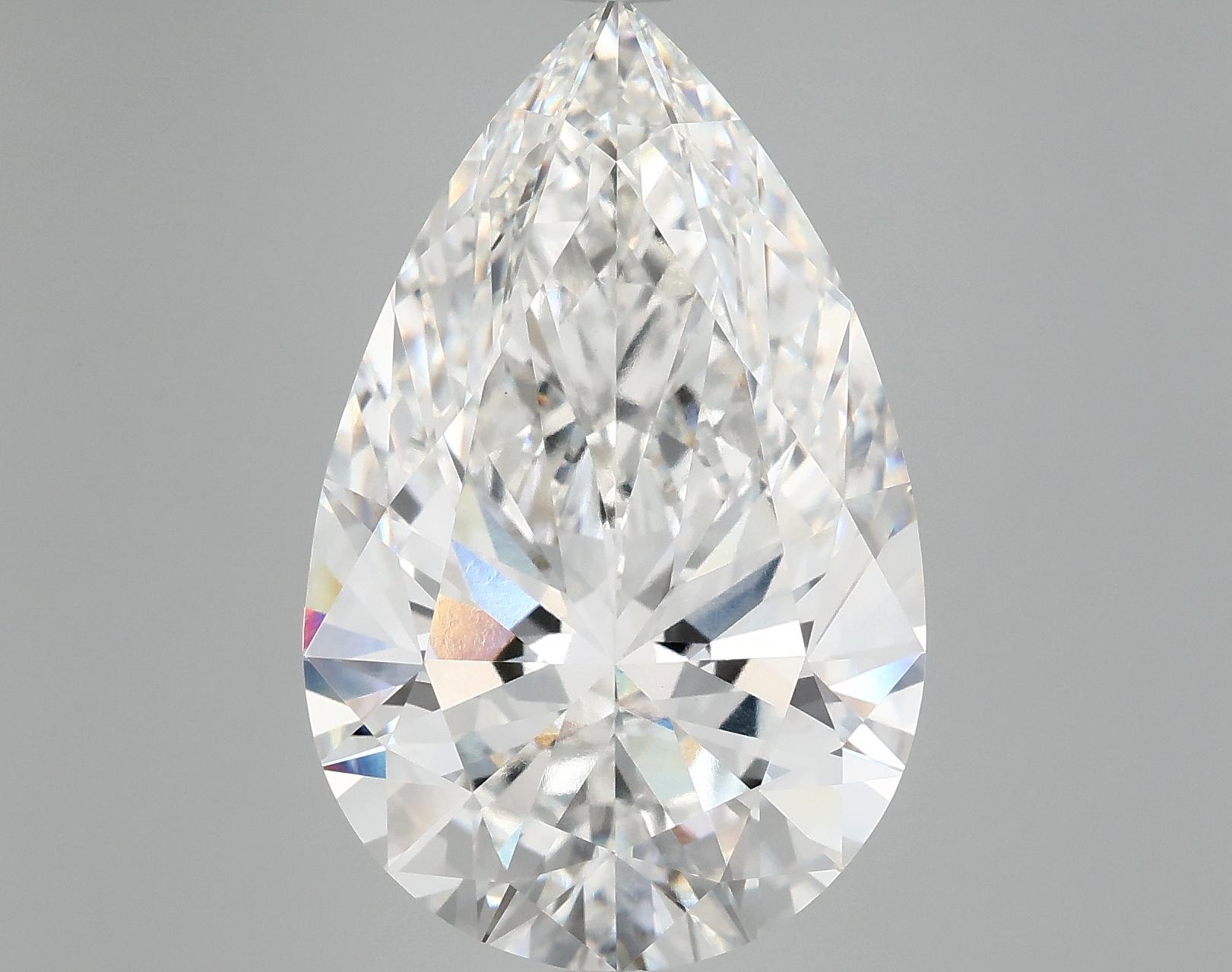 10.32 Carat Pear Shaped Ideal Cut VVS2 IGI Certified Lab Grown Diamond