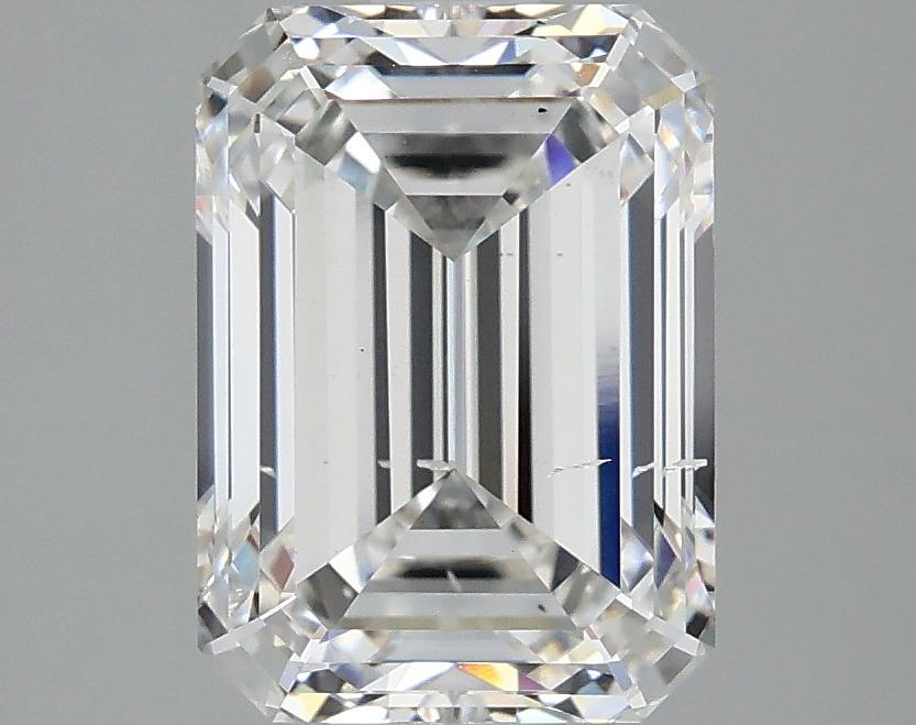 3.05 Carat Emerald Shaped Excellent Cut SI1 IGI Certified Lab Grown Diamond