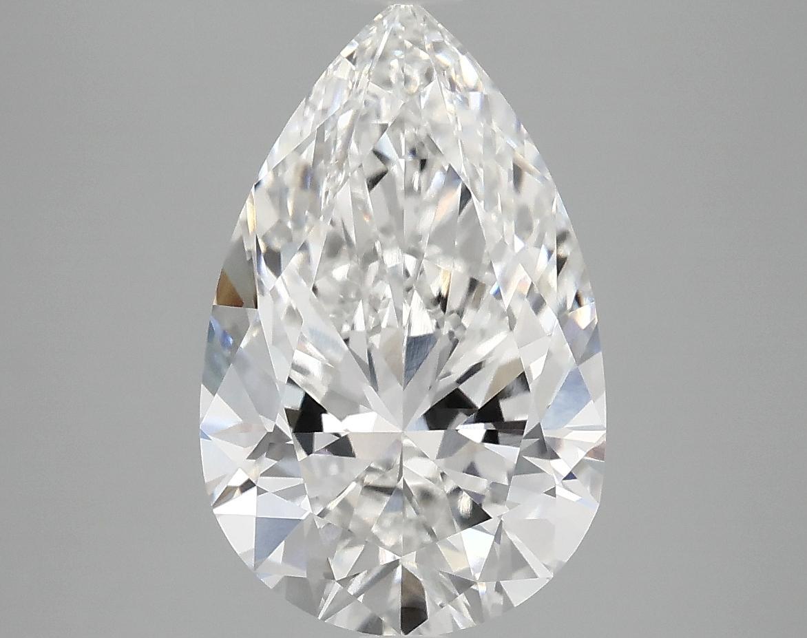 4.09 Carat Pear Shaped Ideal Cut VVS2 IGI Certified Lab Grown Diamond
