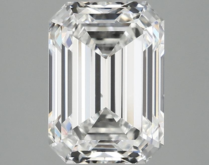 3.05 Carat Emerald Shaped Ideal Cut SI1 IGI Certified Lab Grown Diamond