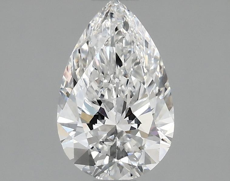 0.98 Carat Pear Shaped Ideal Cut VVS2 IGI Certified Lab Grown Diamond