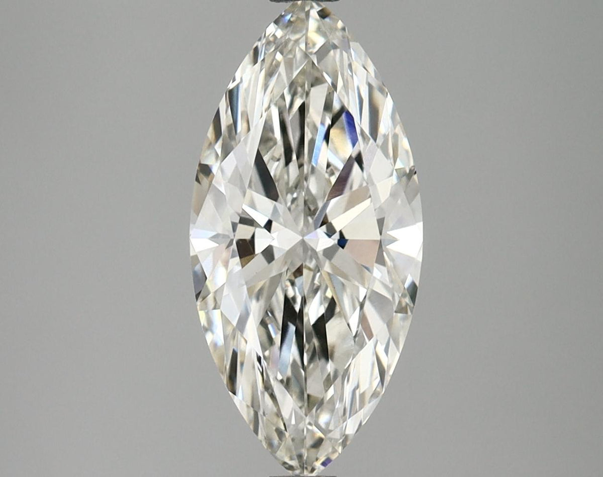 3.09 Carat Marquise Shaped Ideal Cut VVS2 IGI Certified Lab Grown Diamond