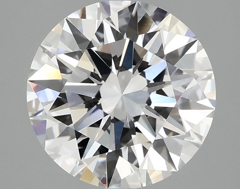 3.08 Carat Round Shaped Ideal Cut VVS2 IGI Certified Lab Grown Diamond
