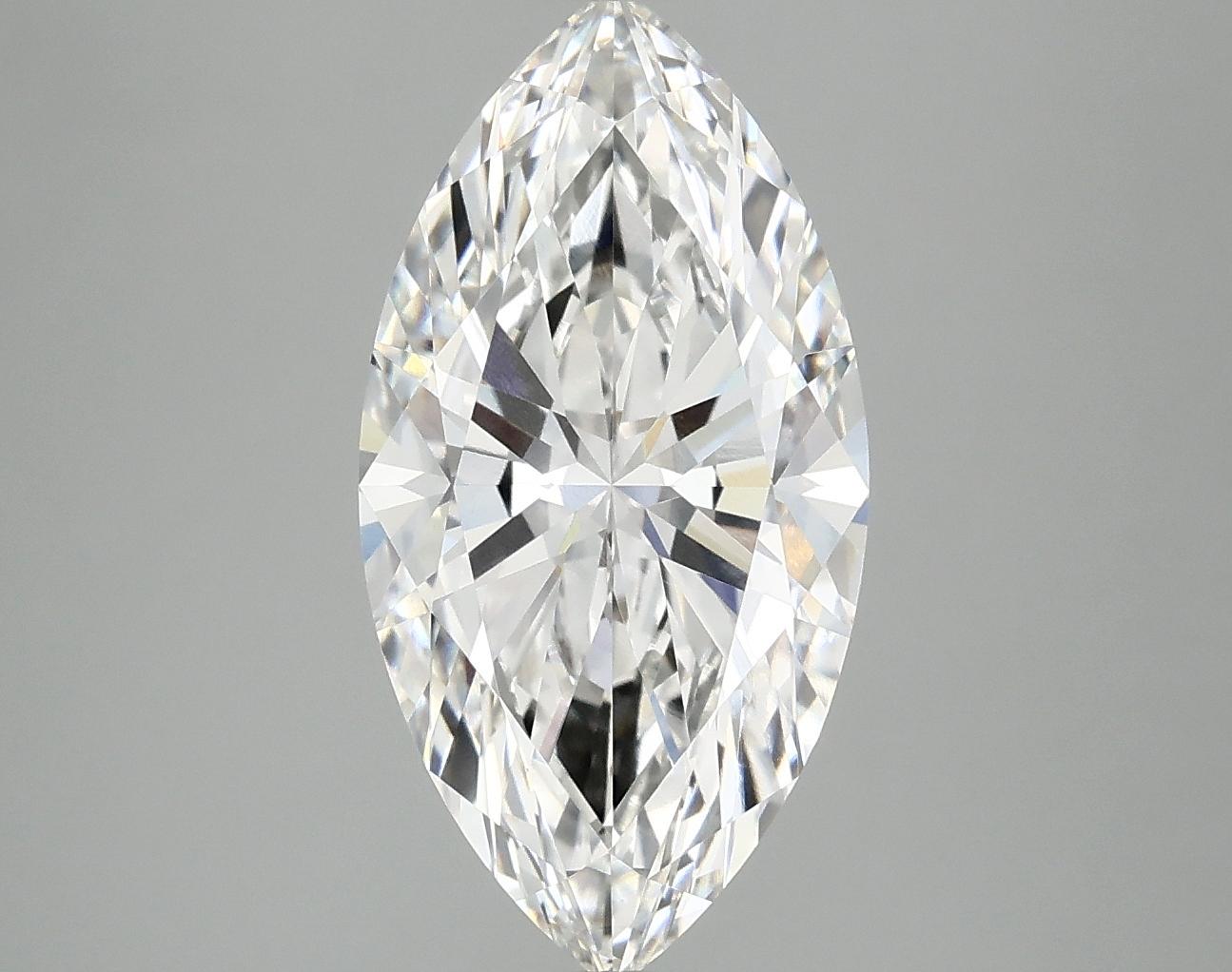 3.56 Carat Marquise Shaped Ideal Cut VVS2 IGI Certified Lab Grown Diamond