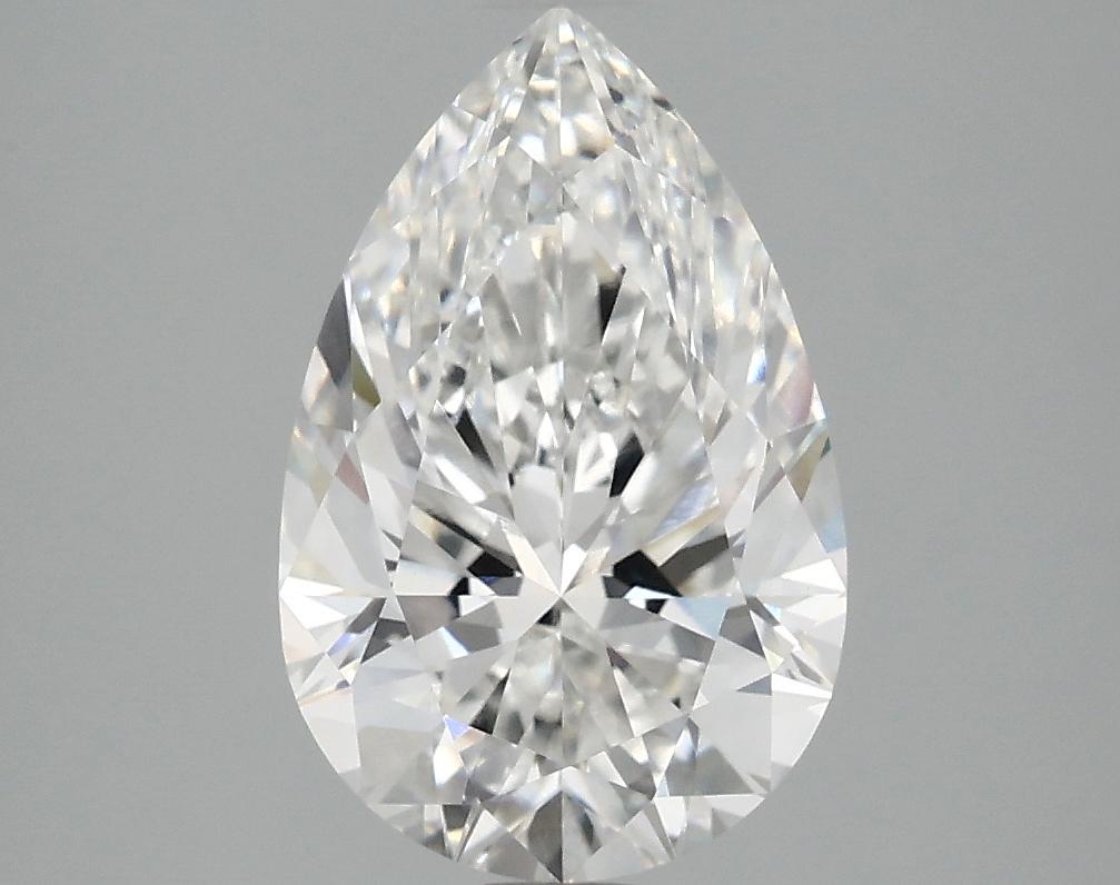 2.52 Carat Pear Shaped Ideal Cut VVS2 IGI Certified Lab Grown Diamond