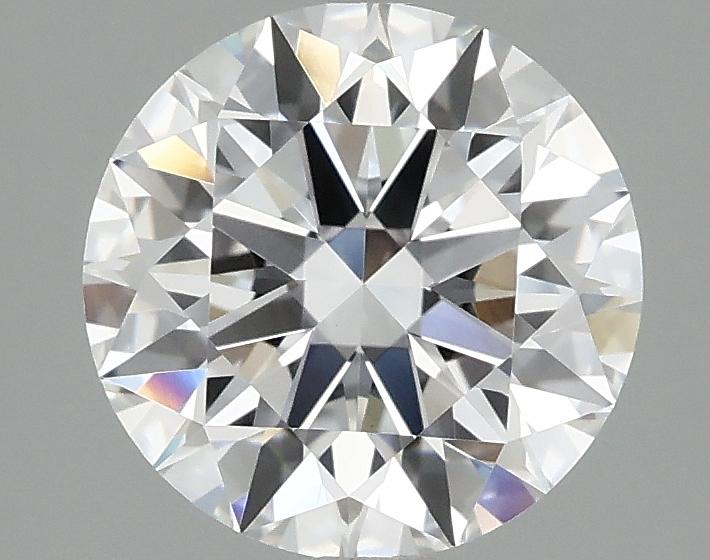 2.06 Carat Round Shaped Ideal Cut VVS2 IGI Certified Lab Grown Diamond