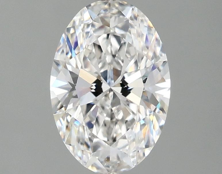 1.28 Carat Oval Shaped Ideal Cut VVS2 IGI Certified Lab Grown Diamond