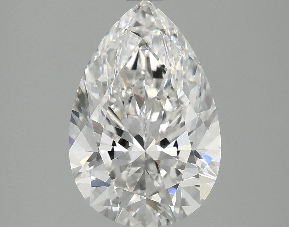 2.5 Carat Pear Shaped Excellent Cut VS1 IGI Certified Lab Grown Diamond