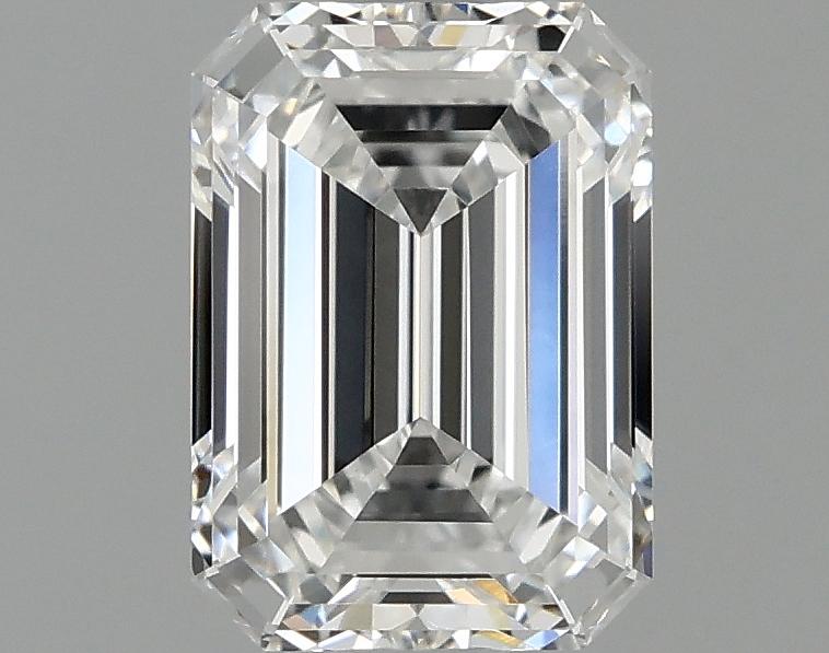 0.97 Carat Emerald Shaped Ideal Cut VVS2 IGI Certified Lab Grown Diamond