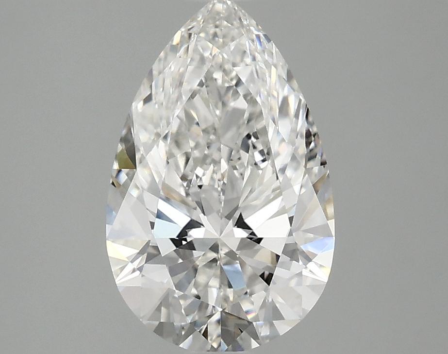 2.0 Carat Pear Shaped Ideal Cut VVS2 IGI Certified Lab Grown Diamond
