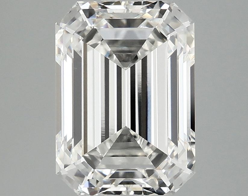 3.08 Carat Emerald Shaped Excellent Cut VVS2 IGI Certified Lab Grown Diamond
