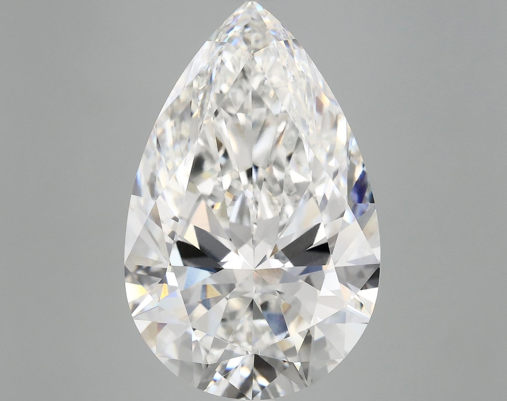 10.43 Carat Pear Shaped Ideal Cut VVS2 IGI Certified Lab Grown Diamond