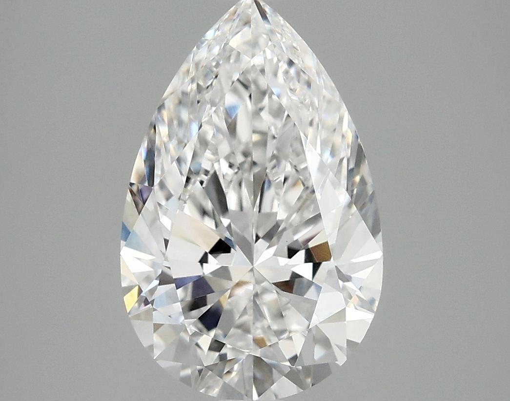 3.05 Carat Pear Shaped Ideal Cut VVS2 IGI Certified Lab Grown Diamond