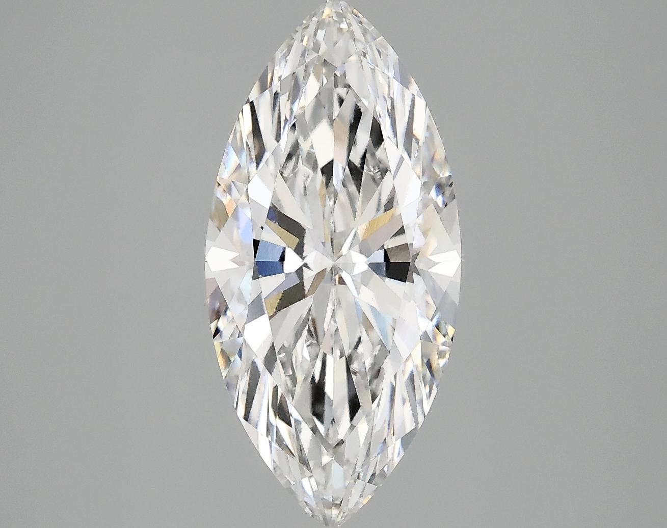 3.07 Carat Marquise Shaped Excellent Cut VS1 IGI Certified Lab Grown Diamond