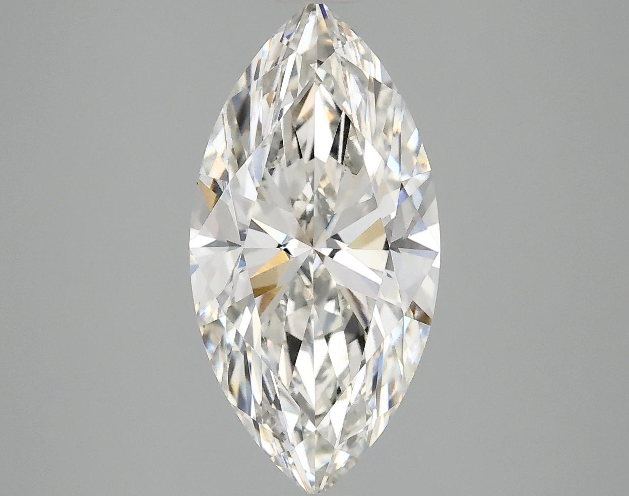 2.98 Carat Marquise Shaped Ideal Cut VVS2 IGI Certified Lab Grown Diamond