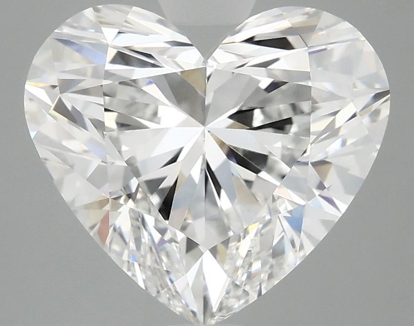 4.09 Carat Heart Shaped Ideal Cut VVS2 IGI Certified Lab Grown Diamond
