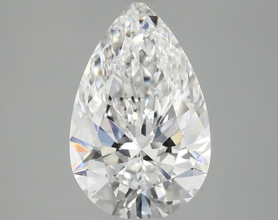 2.88 Carat Pear Shaped Ideal Cut VVS2 IGI Certified Lab Grown Diamond