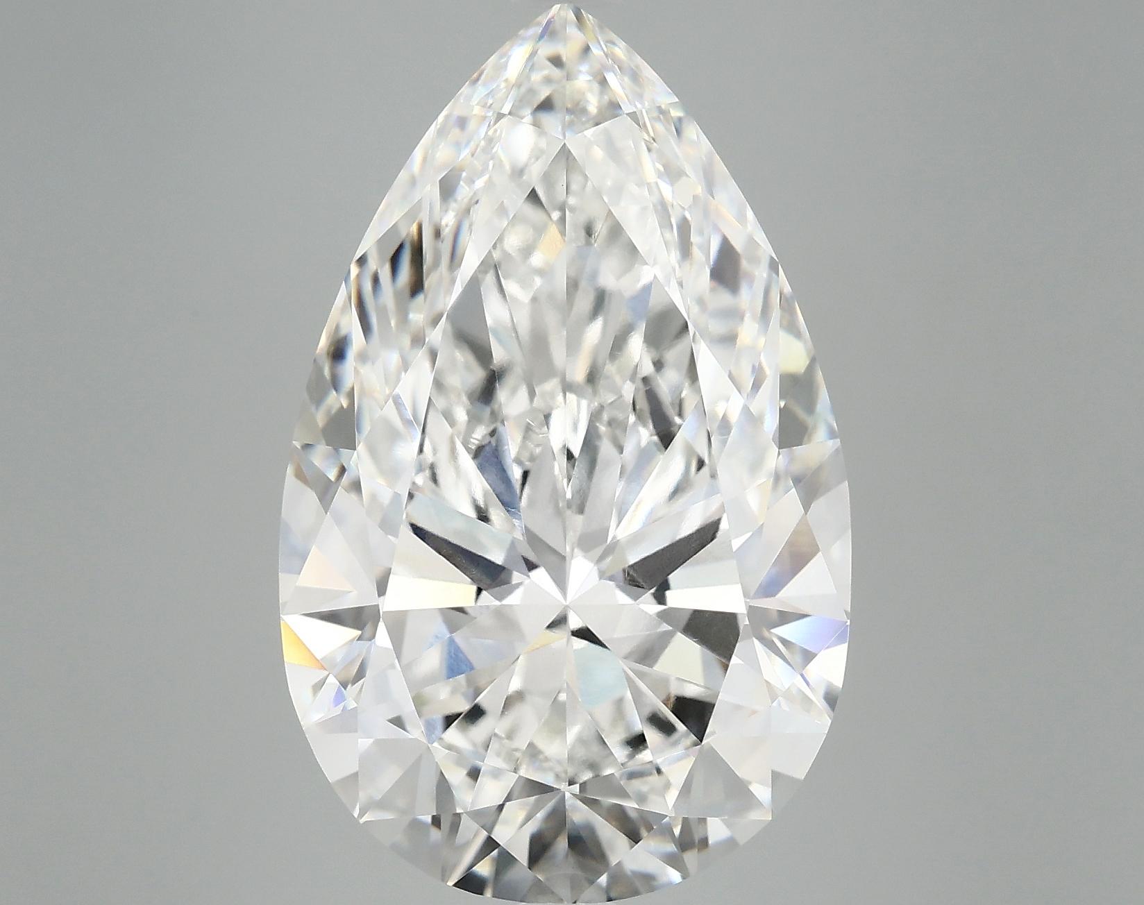 10.75 Carat Pear Shaped Ideal Cut VVS2 IGI Certified Lab Grown Diamond
