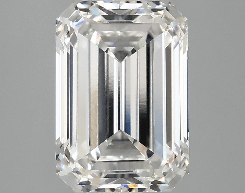 2.99 Carat Emerald Shaped Ideal Cut VVS2 IGI Certified Lab Grown Diamond