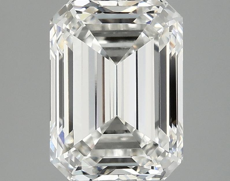3.01 Carat Emerald Shaped Excellent Cut VVS2 IGI Certified Lab Grown Diamond