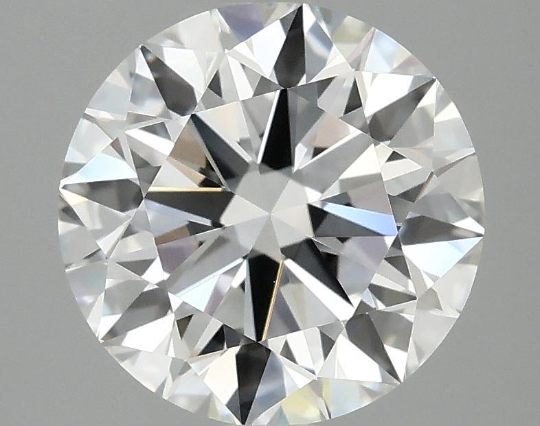 3.07 Carat Round Shaped Excellent Cut VVS2 IGI Certified Lab Grown Diamond