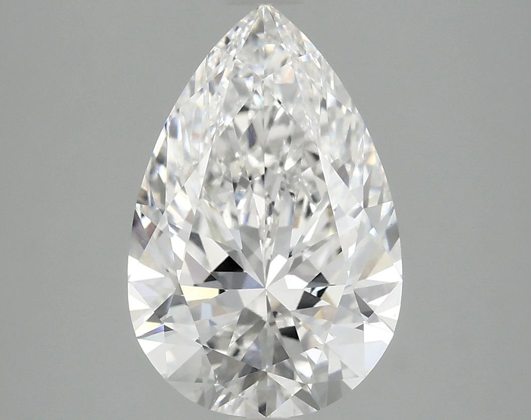 3.03 Carat Pear Shaped Excellent Cut VVS2 IGI Certified Lab Grown Diamond